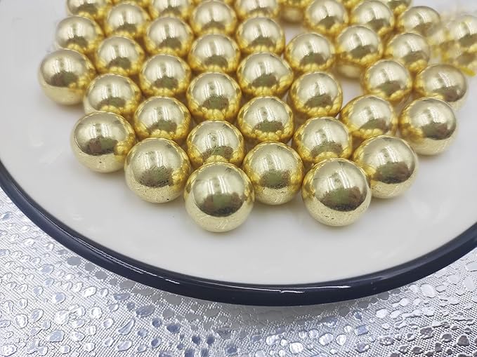 Gold Pearl Sugar Sprinkles 3.53 oz, 14mm Candy Pearls Ideal - Image 2