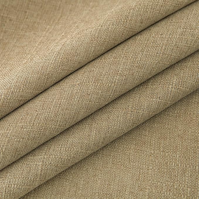 NLMUVW Round Linen Tablecloth 48 Inch, Tan Table Cloth Farmhouse Water - Image 5