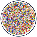 Sentovac Rainbow Nonpareils Sprinkles Edible 2mm Mini Peals Sprinkle by SentovacCakeSprinkles