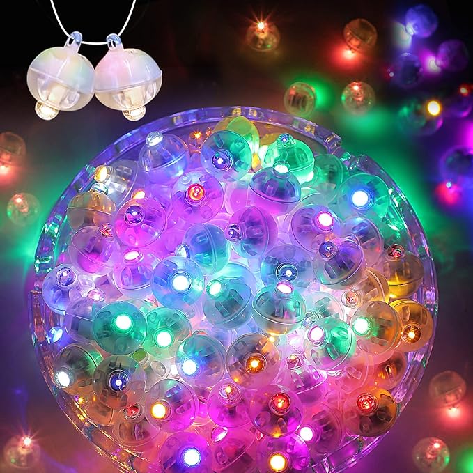 50PCs Mini Led Lights, Flash Led Balloons Light by ZGWJ