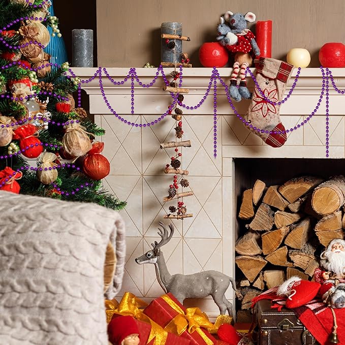 100 Feet Purple Christmas Decorations - Image 5