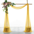 VDS Pack of 1 Panel Wedding Arch Draping Fabric Sheer Chiffon Fabric Drapery by VDS