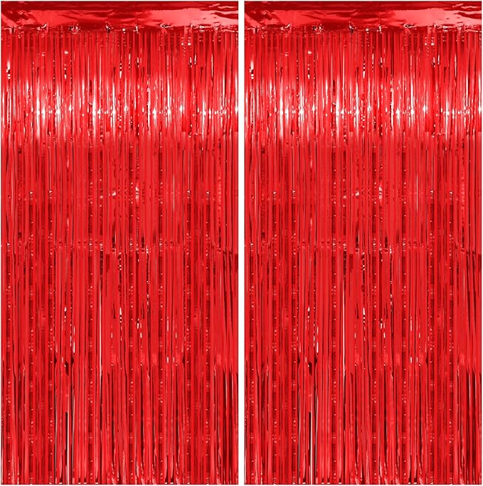Christmas Decorations Red Streamers by PatiCool