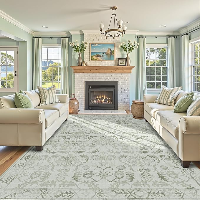 Sage Neutral Large Area Rug10x12 - Image 6