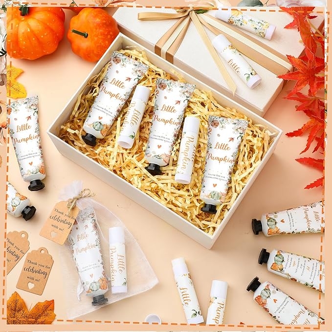 50 Sets 200 Pcs Baby Shower Hand Lotion and Lip Balm Gift Theme Baby Shower - Image 2