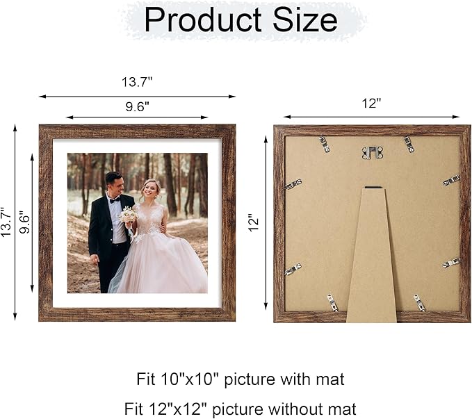 12x12 Picture Frame Set of 4 - Image 4
