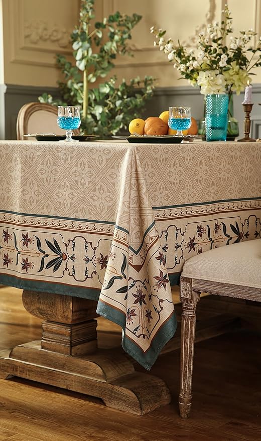 patdrea Designer French Rectangular Tablecloth, Decor Tables Covers - Image 9