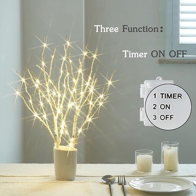 BAOLITVINE Lighted Birch Branches - Image 3