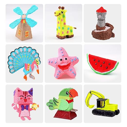 3D Pen Filament 1.75mm PLA Refills 40 Colors, Each Color 8 Meters, Total Length - Image 4