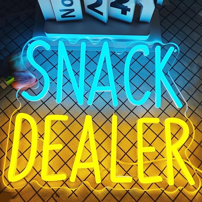 Snack Dealer Neon Sign Snack Bar Led Neon Sign - Image 2