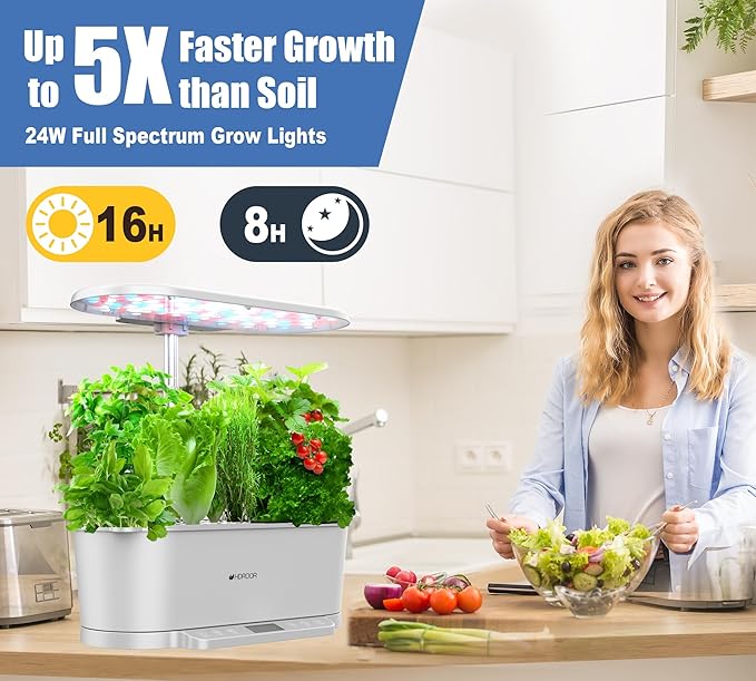 Hydroponics Growing System Kit APP Controlled, Indoor Herb Garden Hydroponic 15 - Image 2