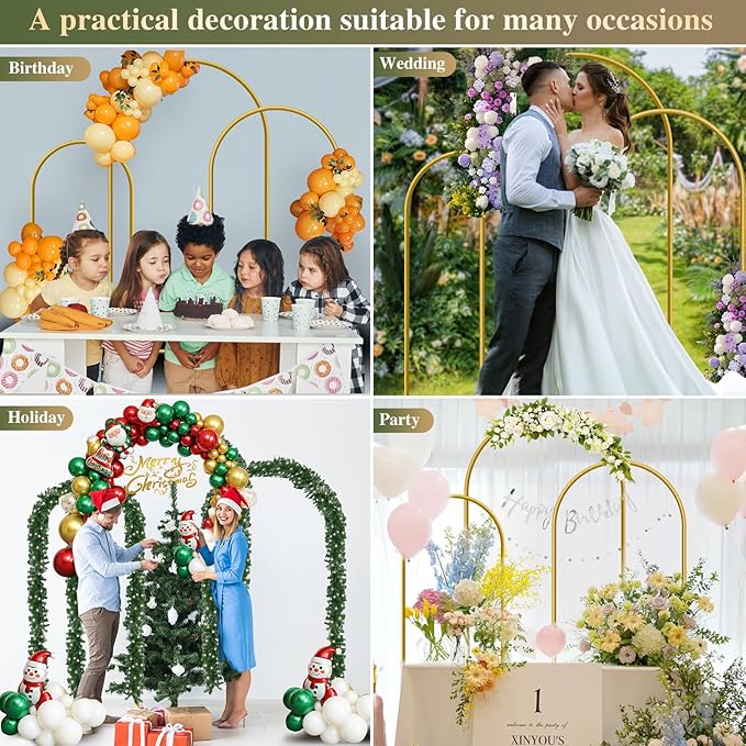 Metal Arch Backdrop Stand, Stable Arched Background Stand - Image 6