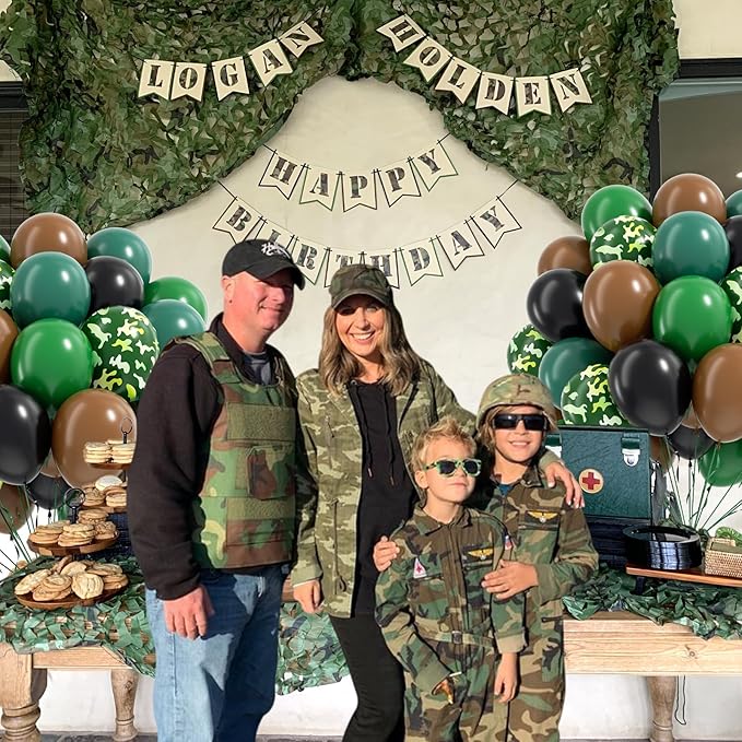 60pcs 12inch Camo Balloons - Image 4