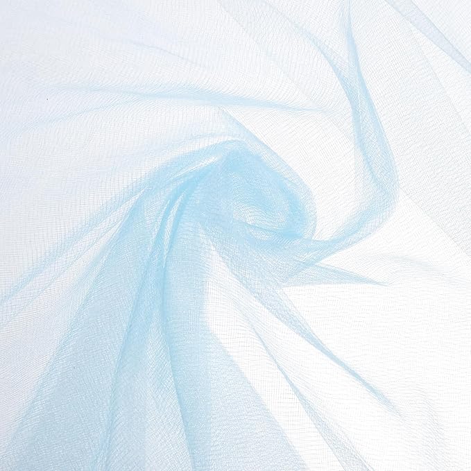 uxcell 19" by 5.5 Yard Tulle Fabric Backdrop Curtains - Image 3