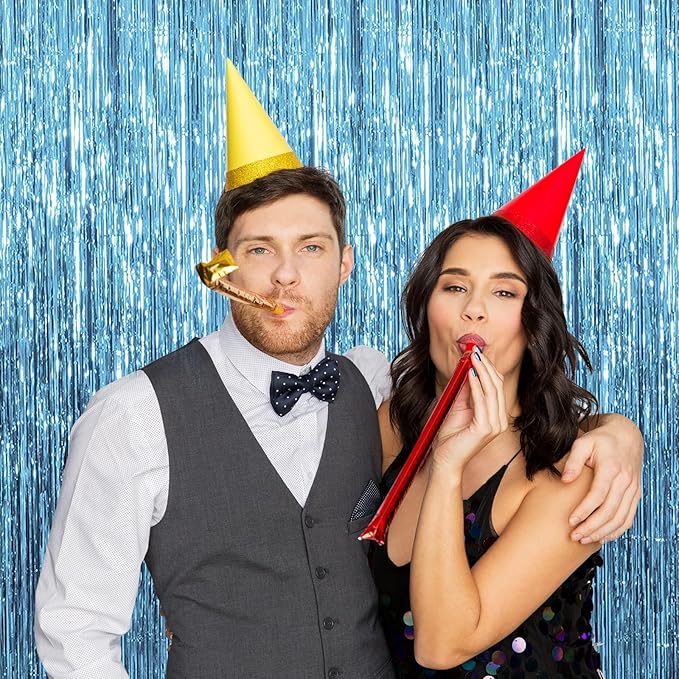 3 Pack Blue Backdrop Party Streamers Ocean Themed Decor Birthday Party - Image 5