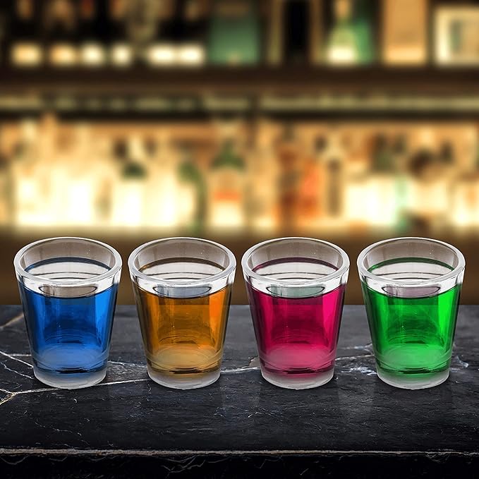 DISCOUNT PROMOS Shot Glasses Set 1.75 oz. Set of 10 Bulk Pack, Wedding Favor - Image 7