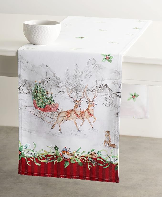 Maison d' Hermine Table Runner 100% Cotton Double Layer Table Runners 72 inches - Image 9