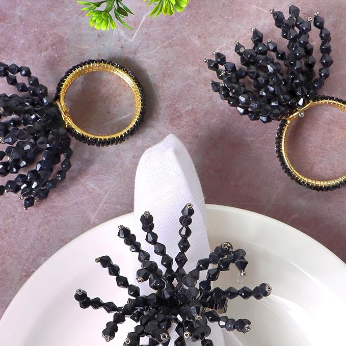12-Pcs Decorative Napkin Rings - Image 4