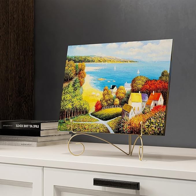 Plate Stand for Display with Hinged Folding Design, 6 Inch Picture Stands for - Image 5