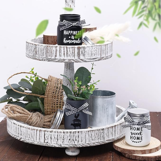 Mini Mason Jar Centerpiece Table Decorations - Image 2