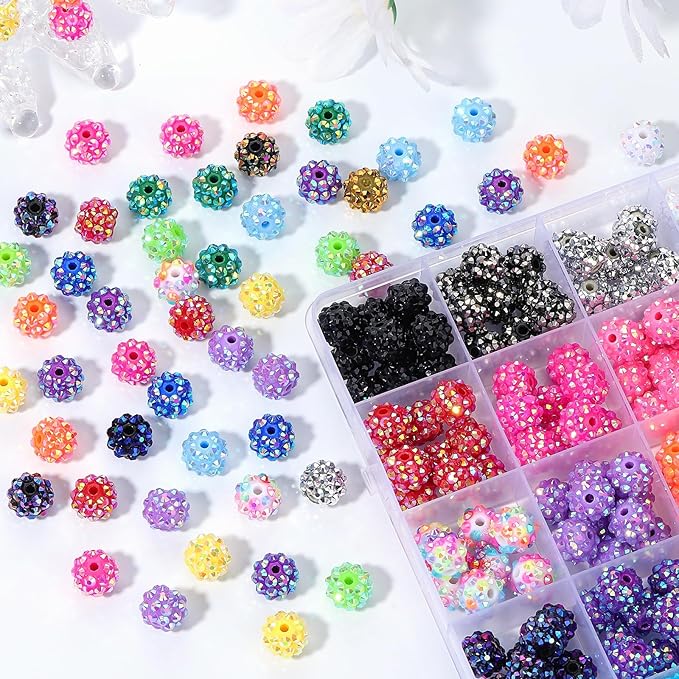 Novani 240pcs 10mm Round Rhinestone Beads - Image 5