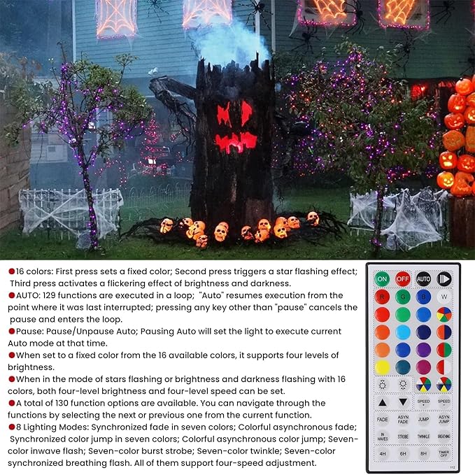 LJLNION 98.5ft Christmas Lights Color Changing - Image 3