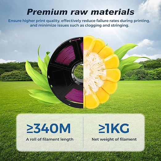 FLASHFORGE Rapid PLA Filament 1.75mm +/- 0.02mm Abyssal Red, Max 500mm/s High - Image 6