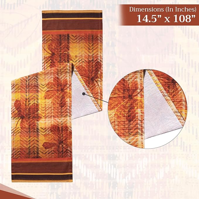 Maison d' Hermine Table Runner 100% Cotton Single Layer Table Runners 108 - Image 4