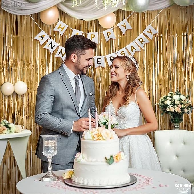 Katchon, Champagne Gold Backdrop Curtain - Image 7