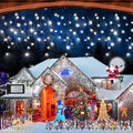 KNONEW 33FT 400 LED Christmas Lights Outdoor Black Wire String Lights by KNONEW