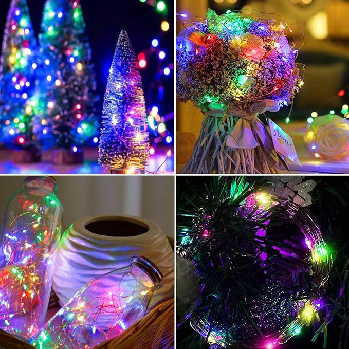 Aogist Led Fairy Lights 3 Modes Battery Operated String Lights Waterproof - Image 5
