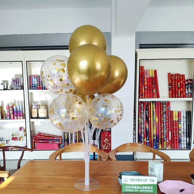 Gold Party Decorations Balloon Stand Centerpiece Table Decorations - Image 7