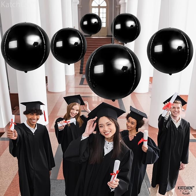 KatchOn, Large Black Mylar Balloons - Image 7
