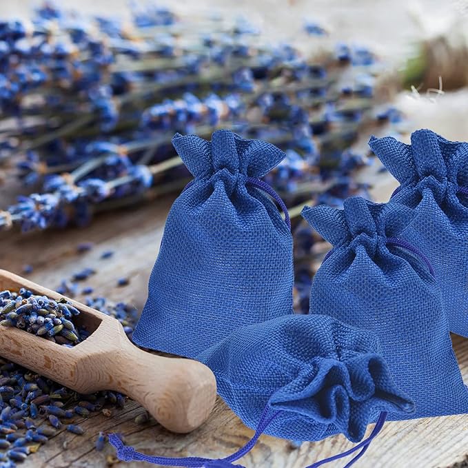 20Pcs Small Burlap Bags, Linen Drawstring Gift Bags Jewelry Pouches Sacks - Image 6
