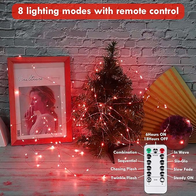 3 Pack Fairy Lights Battery Operated - Image 2