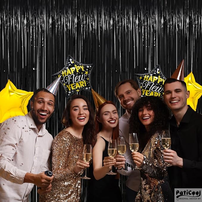 Black Streamers Party Decorations - Image 8