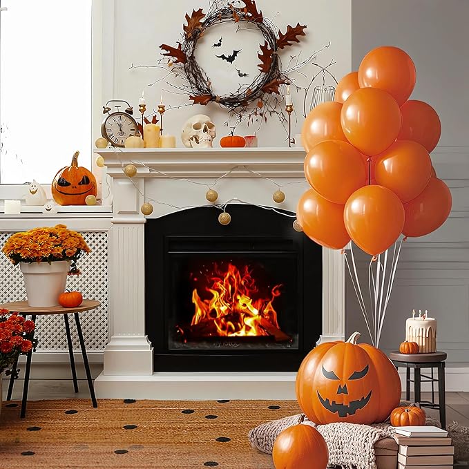 Orange Balloons, Latex Party Balloons - Image 7
