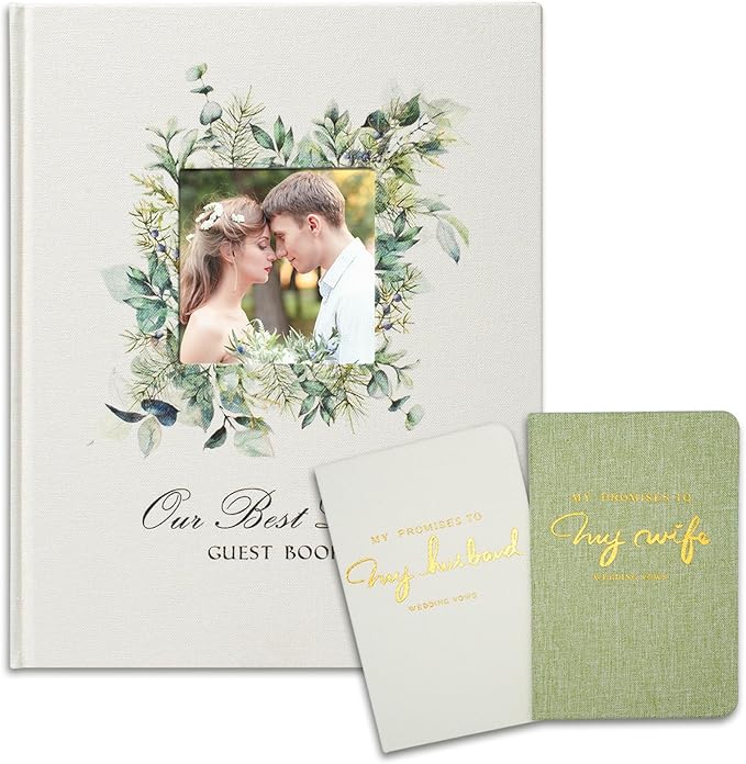 Vienrose Wedding Guest Book Set by Vienrose
