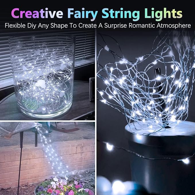 6 Pack 60LED Battery Operated Fairy Lights - Image 3
