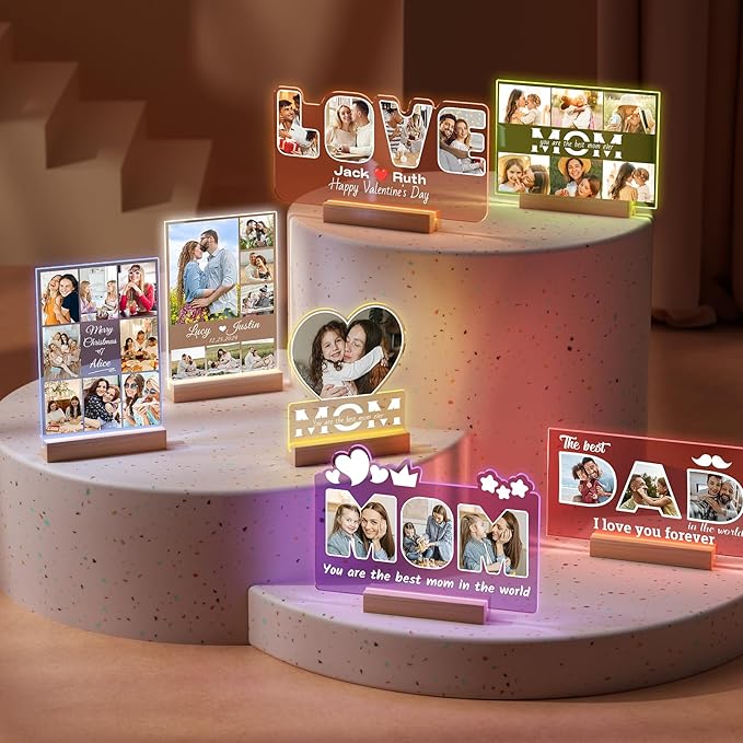 Personalized Gifts for Dad from Daughter Son, Custom Picture Frames - Image 6