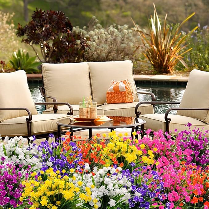 10 Bundles Artificial Daffodil Outdoors Flowers - Image 6