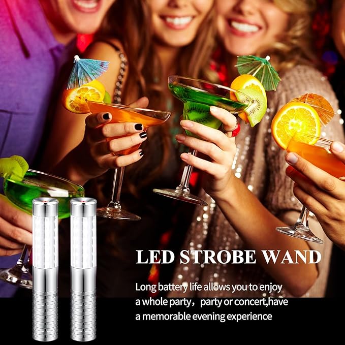 Strobe Baton Light, Stage Handheld Light, Champagne Bottle Sparklers, Recharge - Image 3
