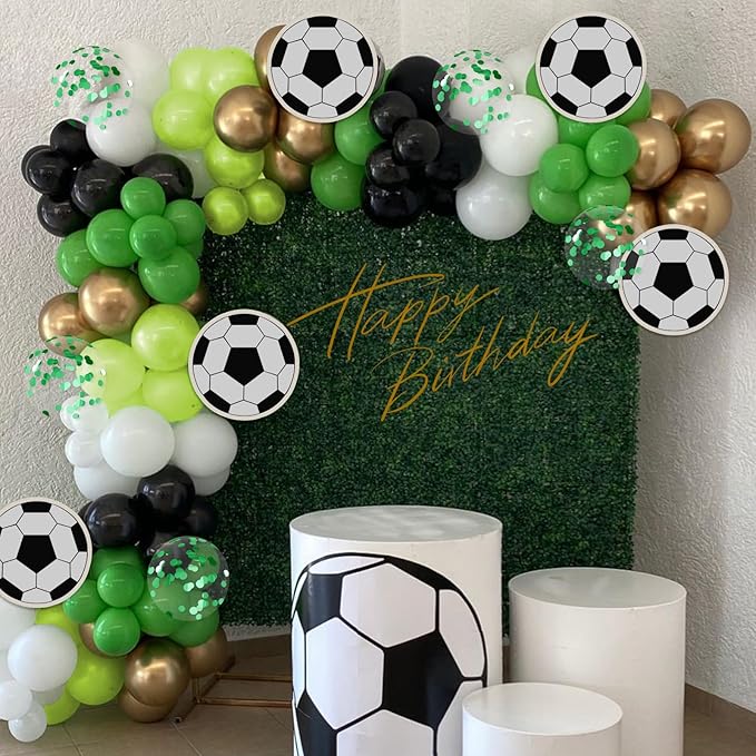 60pcs 12inch Green and Black Balloons - Image 6
