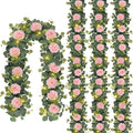 MACTING 4 Pack 26.4FT Eucalyptus Garland by MACTING