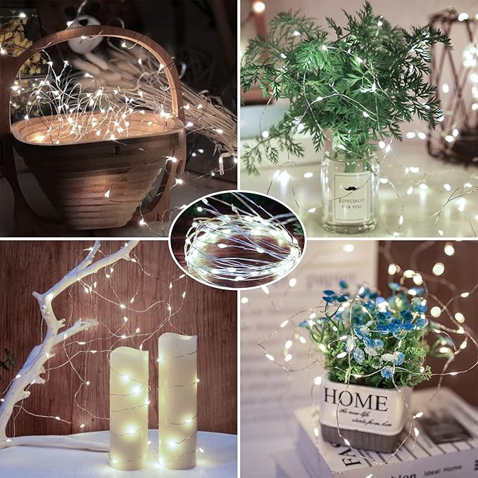 Brightown 24 Pack LED Fairy Lights Battery Operated 7 ft 20 LED String Light - Image 6