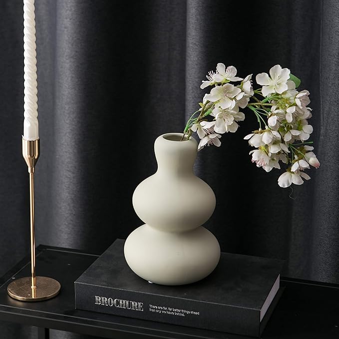 Ceramic Vase for Decor, Modern Vases for Home Decor Living Room, Centerpiece - Image 5