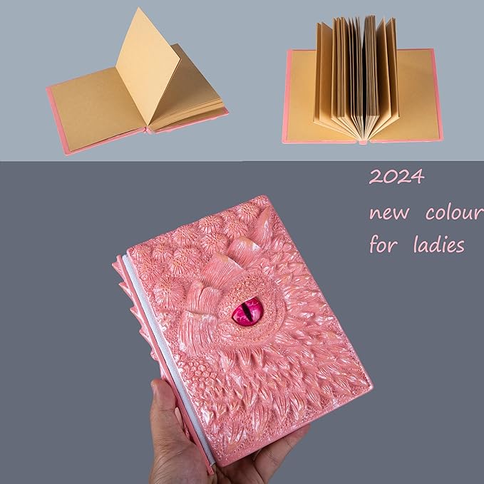 3D Dragon Eye Embossed Journal, Resin Engraving Notebook, Dnd notebook - Image 5