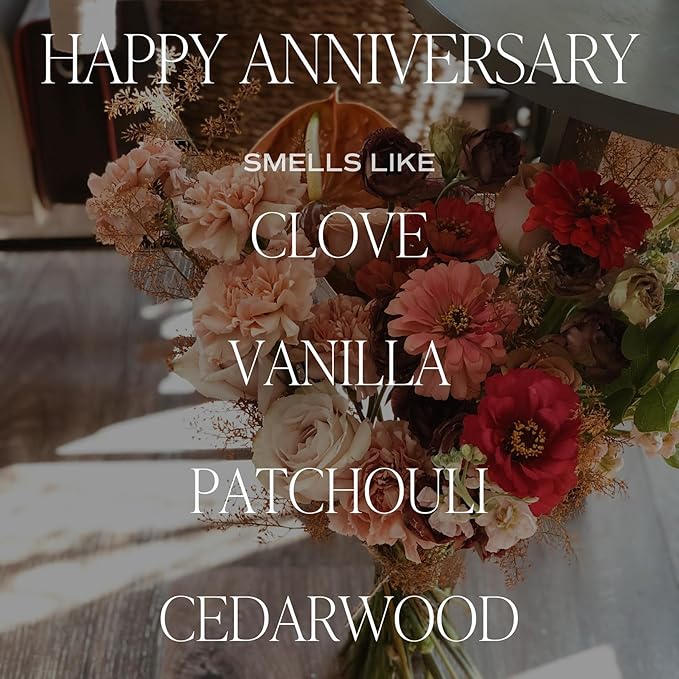 Sweet Water Decor Happy Anniversary Candle - Image 3
