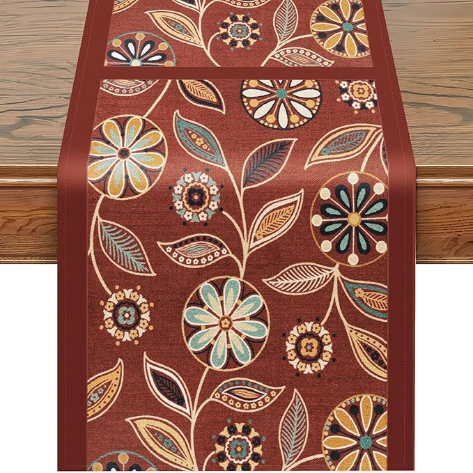 Snycler Table Runner Boho Table Runners Vintage Elegant Farmhouse Table Center by Snycler
