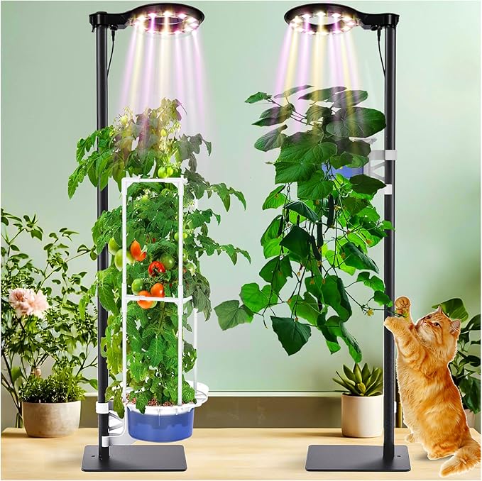 Indoor Plant Hydroponics Growing System Tower Kit by ESUPEREGROW